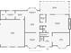 Layout of the main floor including kitchen, dining room, living room, sunroom, office, and garage at 742 Maggie Nw Ct, Kennesaw, GA 30144