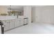 Kitchen features white cabinets, backsplash, and stainless steel dishwasher at 1464 Dolcetto Trce, Kennesaw, GA 30152