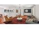 Spacious living room boasts wood floors and an open floor plan at 3120 Mary Dr, Marietta, GA 30066