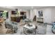 Spacious living room featuring an open layout with views of the kitchen and dining area at 3288 Tarragon Dr, Decatur, GA 30034