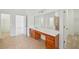 Spacious bathroom vanity, and a walk-in closet nearby at 5066 Healey Dr, Smyrna, GA 30082