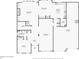 First floor layout featuring the kitchen, living room, dining room, office, and garage at 5066 Healey Dr, Smyrna, GA 30082