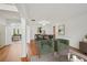 Living area showcasing neutral decor, hardwood floors, and elegant architectural details at 5066 Healey Dr, Smyrna, GA 30082