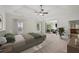 Main bedroom featuring a trey ceiling and natural light and sitting area at 5066 Healey Dr, Smyrna, GA 30082