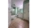 Bathroom with a shower and tub combination, a single sink, and decorative ceiling at 3836 Vineyards Lake Nw Cir # U17, Kennesaw, GA 30144