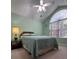 Bedroom with high ceilings, large window and neutral carpet at 3836 Vineyards Lake Nw Cir # U17, Kennesaw, GA 30144
