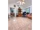 Office featuring tile flooring, vaulted ceilings, and multiple windows at 3836 Vineyards Lake Nw Cir # U17, Kennesaw, GA 30144
