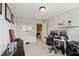 Dual computer workstation in a bright home office at 8215 Harlond Way, Suwanee, GA 30024