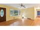 Inviting living room with hardwood floors and large window allowing natural light at 2711 Fairlane Dr, Atlanta, GA 30340
