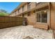 Brick home with private fenced yard and stone paver patio at 100 Biscayne Nw Dr # C1, Atlanta, GA 30309