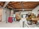 Unfinished basement with exposed ceiling, providing storage opportunities at 1501 Memory Se Ln, Smyrna, GA 30080
