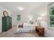 Bright bedroom with neutral walls, carpet flooring, and windows allowing natural light at 1501 Memory Se Ln, Smyrna, GA 30080