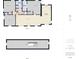 Detailed floor plan showcasing the layout of the home with room dimensions at 2203 Second Ave, Decatur, GA 30032