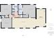 Detailed floor plan showcasing the layout of the home with room dimensions at 2203 Second Ave, Decatur, GA 30032