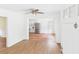 Spacious living room flows into kitchen, offering plenty of room for entertaining at 2203 Second Ave, Decatur, GA 30032