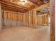Large unfinished basement with exposed ceiling and framing ready for customization at 565 Lance View Ln, Lawrenceville, GA 30045