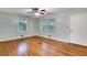 Living room features hardwood floors and natural light from windows at 108 Glenn St, Decatur, GA 30030