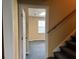 Carpeted staircase leading up to the next level of the property at 25 Darcee Ct, Lawrenceville, GA 30046