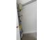 Close-up of new water heater installation inside a storage closet at 3510 Hog Mountain Rd, Dacula, GA 30019
