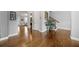 Inviting foyer with hardwood floors, a staircase, and ample natural light, offering a warm welcome at 406 Mareeba Park # 61, Canton, GA 30114