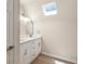 Bathroom features double vanity, quartz countertop, and modern fixtures at 251 Waller Nw Cir, Marietta, GA 30064