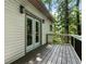 Relax on this back deck accessible from the main bedroom at 251 Waller Nw Cir, Marietta, GA 30064