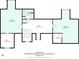 Upstairs floor plan showing bedroom and loft measurements, along with walk-in closets at 251 Waller Nw Cir, Marietta, GA 30064