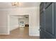 View from doorway into the open living room with hardwood floors and fireplace at 251 Waller Nw Cir, Marietta, GA 30064