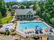 Stunning community pool and lounge area for relaxation and recreation at 1000 Gunter Ct, Alpharetta, GA 30022