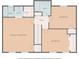 Upper level floor plan featuring the primary bedroom, bedrooms, walk-in closet, and bathrooms at 5515 Pennybrook Trl, Stone Mountain, GA 30087