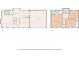 Detailed floor plan showcasing the layout of a two-story home with a garage at 5515 Pennybrook Trl, Stone Mountain, GA 30087