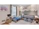 room with twin beds and decorative wall paint at 2716 Meadow Ridge Nw Dr, Duluth, GA 30096