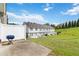 Spacious backyard with a grill, patio and lush greenery, ideal for outdoor entertaining at 5351 Paramount View Way, Sugar Hill, GA 30518