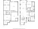 Floor plans featuring basement level with office and second floor with primary bedroom and kitchen at 7430 Ramsgate Ct, Cumming, GA 30040