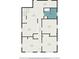 Detailed floor plan showcasing room dimensions and layout of the home's upper level at 1406 Allene Sw Ave, Atlanta, GA 30310