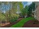 Beautiful backyard with playhouse and room to run around at 6186 Talmadge Nw Run, Acworth, GA 30101