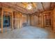 Unfinished basement with exposed framing, offering a blank canvas to create a customized living space at 6186 Talmadge Nw Run, Acworth, GA 30101