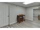 Finished basement with table, stools, and access to a lounge area at 2903 Brookshire Way, Duluth, GA 30096