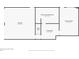 Basement floor plan featuring a garage, stairs, unfinished basement, living room, and exercise room at 2903 Brookshire Way, Duluth, GA 30096