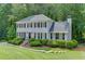 Charming two-story home with manicured lawn and beautiful, mature trees in the background at 2903 Brookshire Way, Duluth, GA 30096
