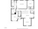 Detailed second floor plan showcasing the layout of bedrooms, bathrooms, laundry, and Gathering room at 1442 Pierce Se Ave, Smyrna, GA 30080
