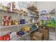 A pantry full of food and supplies at 3198 Garden Hill Ln, Douglasville, GA 30135