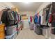Walk-in closet with plenty of storage and shelving at 3198 Garden Hill Ln, Douglasville, GA 30135