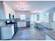 Eat-in kitchen with granite counters, stainless steel appliances, and ample cabinet space at 3460 Ebenezer Rd, Marietta, GA 30066