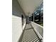 A white porch with ceiling fan detail at 4720 Fowler Cir, Acworth, GA 30101