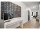 Hallway featuring an office desk with decor at 4992 Lower Elm St, Atlanta, GA 30349