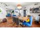 Inviting dining room with hardwood floors, stylish light fixtures, and ample seating at 1639 Rogers Sw Ave, Atlanta, GA 30310