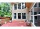 Cozy back deck with outdoor seating at 4335 Burgomeister Pl, Snellville, GA 30039