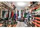 Spacious walk-in closet with extensive shelving and hanging space for optimal organization at 4335 Burgomeister Pl, Snellville, GA 30039
