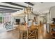 Bright, open living space featuring a dining area, kitchen, and natural light at 687 Monticello Se Way, Marietta, GA 30067